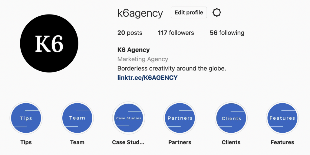 B2B K6 Instagram